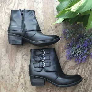 B.O.C. Born Concept Genuine Leather zip up Boots